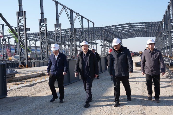 王崇景到部分重点项目调研督导工作